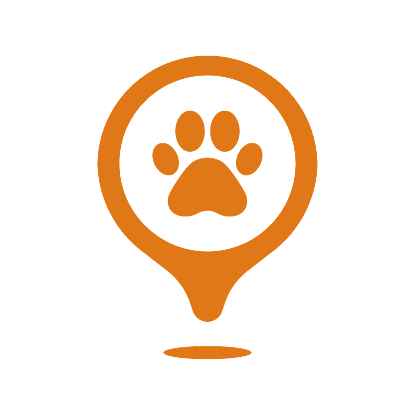 Ilustração de localização e contato